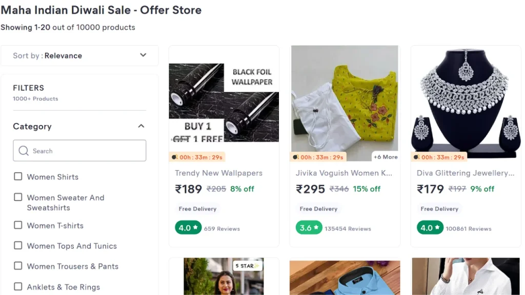 Meesho Diwali Sale